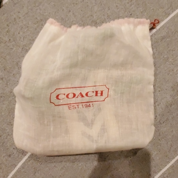 Coach signature brown leather wristlet - Picture 6 of 6